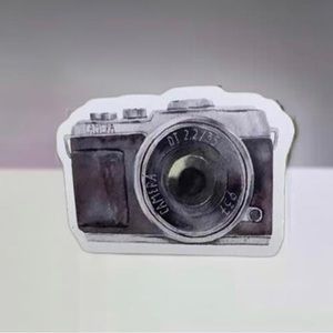 Vintage camera sticker